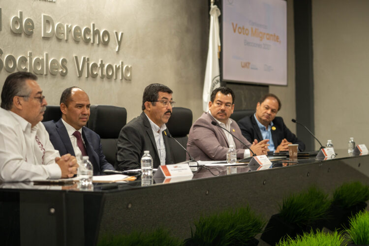 Exponen en la UAT conferencia “Voto Migrante, Elecciones 2027”