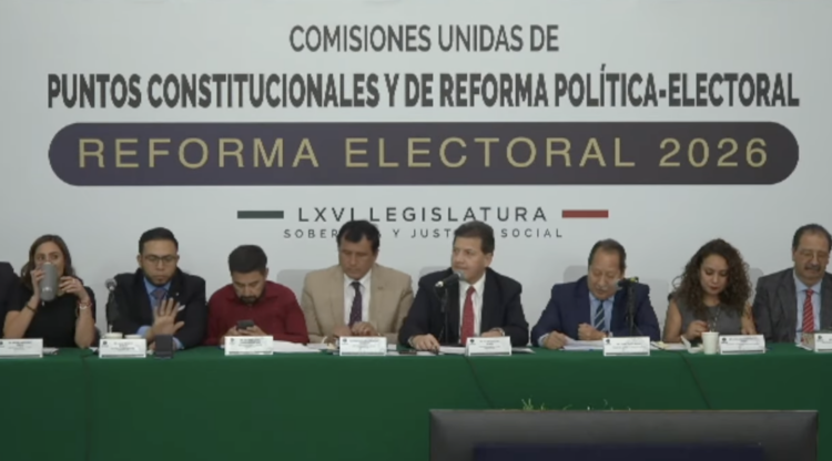 Reforma electoral avanza en comisiones; PT y Verde en contra