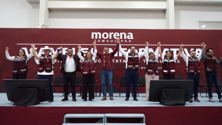 Unidad sin agendas personales; Morena Tamaulipas y Américo cierran filas ante Estructura