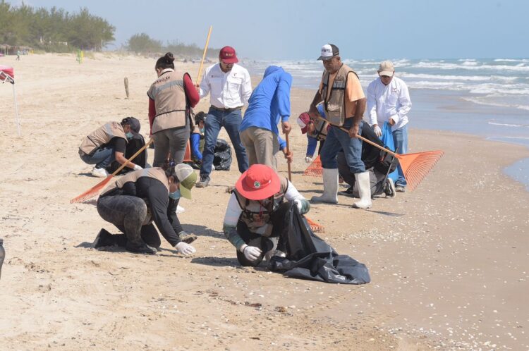 Suma Tamaulipas esfuerzos con Federación y municipios para sanear litoral