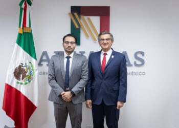 Se reúne Américo con nuevo titular de Aduanas; impulsa proyectos estratégicos en Tamaulipas