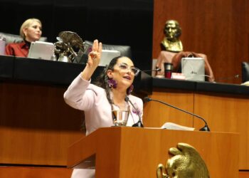 Tenemos un gobierno que defiende la soberanía nacional con dignidad: senadora Olga Sosa Ruíz.