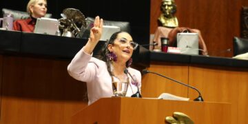 Tenemos un gobierno que defiende la soberanía nacional con dignidad: senadora Olga Sosa Ruíz.