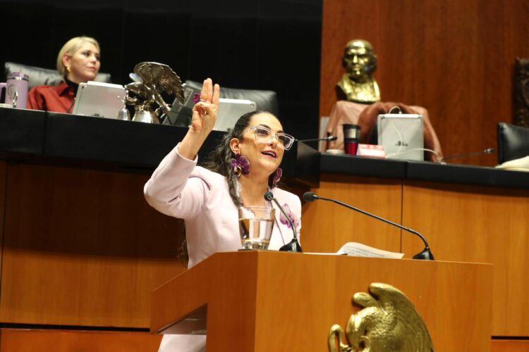 Tenemos un gobierno que defiende la soberanía nacional con dignidad: senadora Olga Sosa Ruíz.