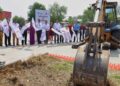 Alcalde Lalo Gattás Báez inicia obra en Secundaria Técnica 54.