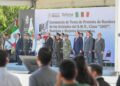 Asiste alcalde de Victoria a ceremonia de toma de protesta de jóvenes del SMN.