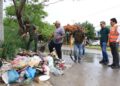 Recorre y supervisa alcalde Lalo Gattás operativo de limpieza en puntos de recolección de basura.