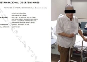 Detienen a Octavio Leal Moncada, líder de la columna “Pedro J. Méndez”.
