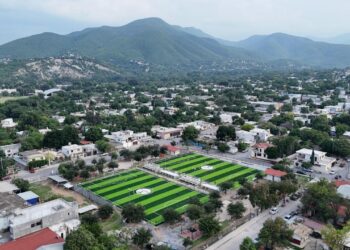 Fortalece Tamaulipas  el Mundial Social con canchas deportivas