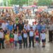 Entregan Lucy y Lalo 3 mil kits escolares de la campaña «Pasos por la Educación».